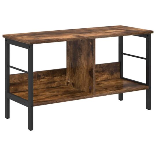 Alternative view of Raft pentru cărți Stejar fumuriu 82 x 32 x 47 cm Lemn compozit