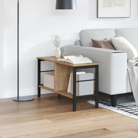 Raft pentru cărți Stejar Artizanal 82 x 32 x 47 cm