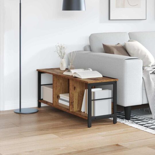 Raft pentru cărți Lemn Vechi 102 x 32 x 40,5 cm Lemn compozit