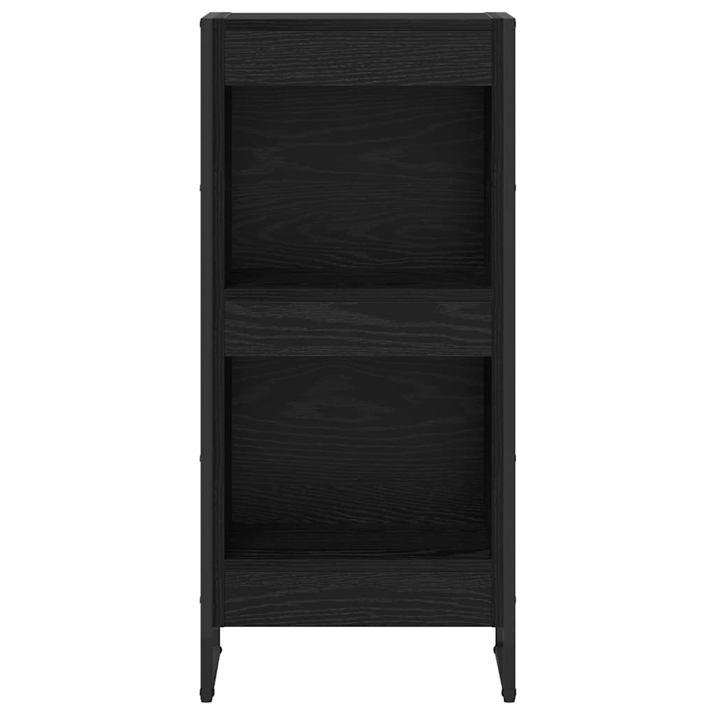 Dulap pentru cărți Stejar Negru 80 x 30 x 155 cm Lemn compozit - imagine 5