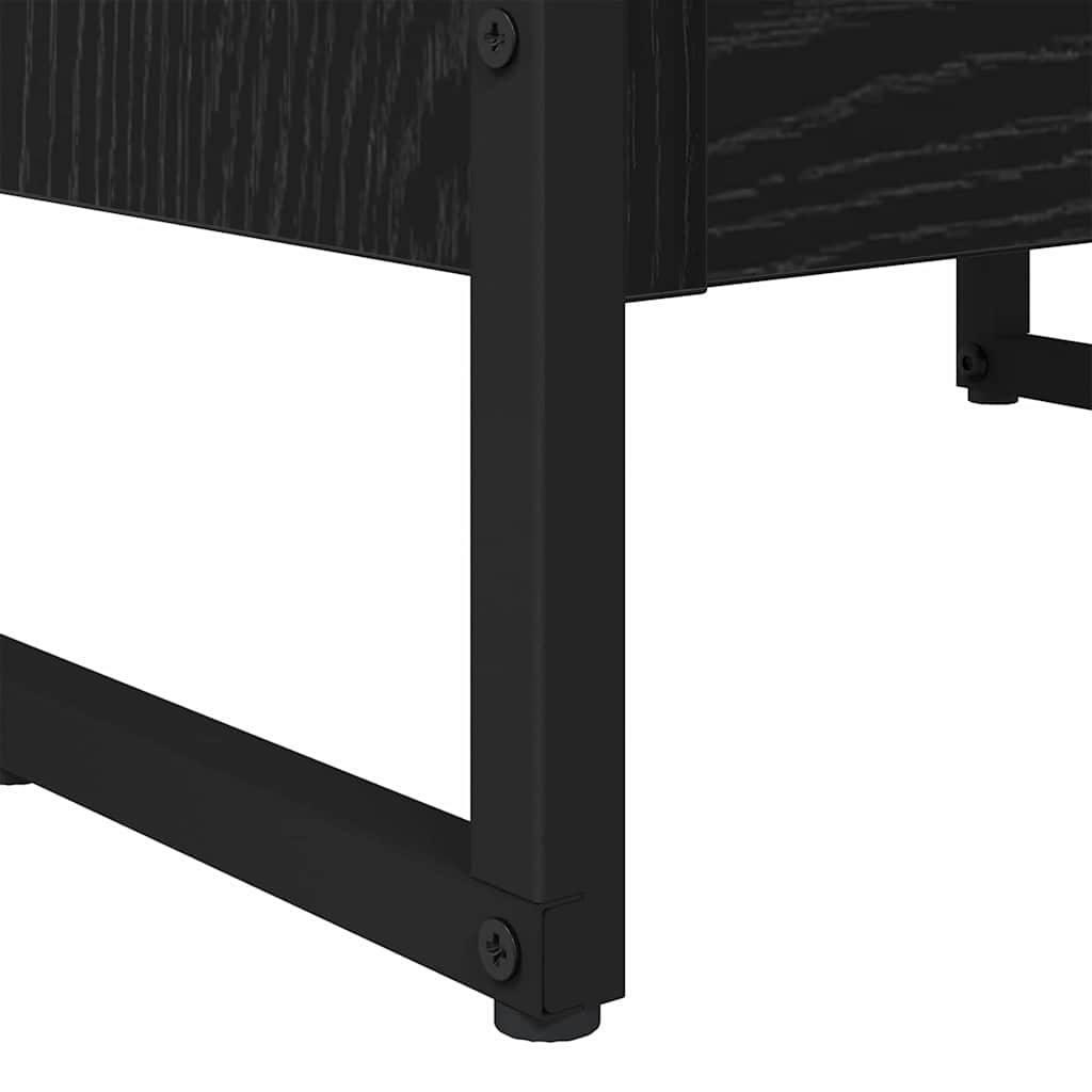 Dulap pentru cărți Stejar Negru 80 x 30 x 155 cm Lemn compozit - imagine 9