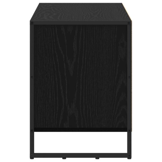 886504 7 Cabinet TV Stejar Negru 100 x 36 x 49,5 cm Lemn compozit 886504 7