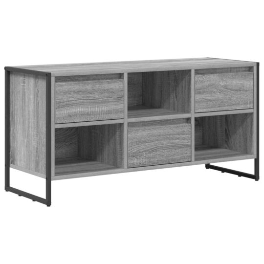 Alternative view of Cabinet TV Gri Sonoma 100 x 36 x 49,5 cm Lemn compozit
