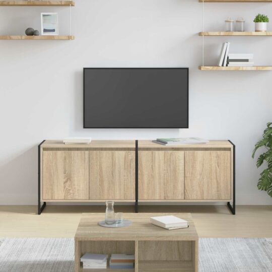 Cabinet TV Sonoma 140 x 36 x 49.5 cm Lemn compozit
