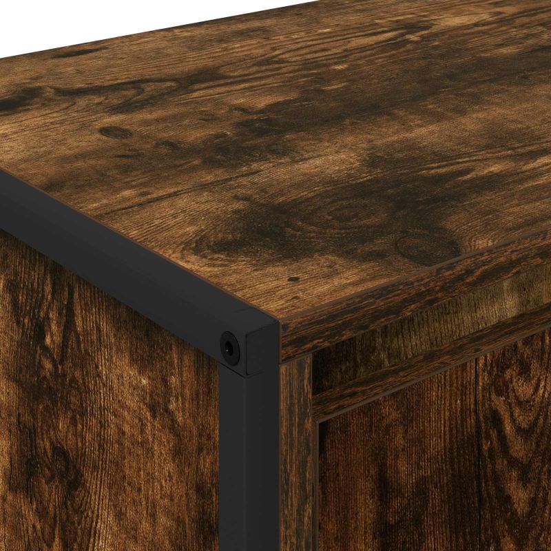 886512 9 Cabinet TV Stejar fumuriu 140 x 36 x 49.5 cm Lemn compozit Cabinet TV Stejar fumuriu 140 x 36 x 49.5 cm Lemn compozit - imagine 9