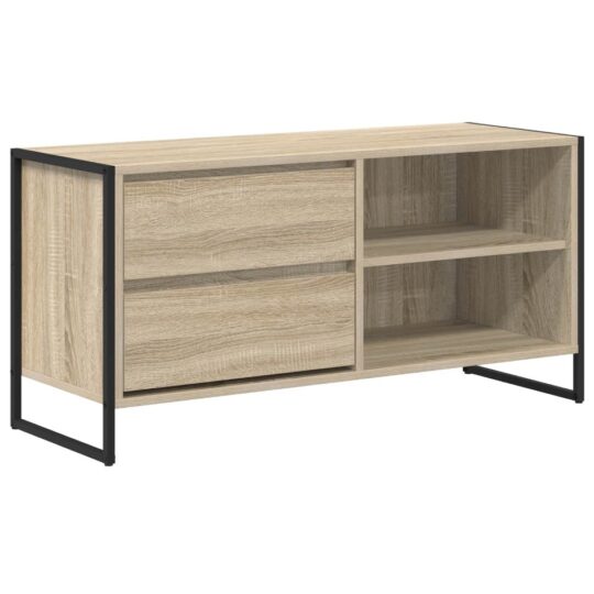 Alternative view of Cabinet TV cu sertar Sonoma 100 x 36 x 49,5 cm Lemn compozit