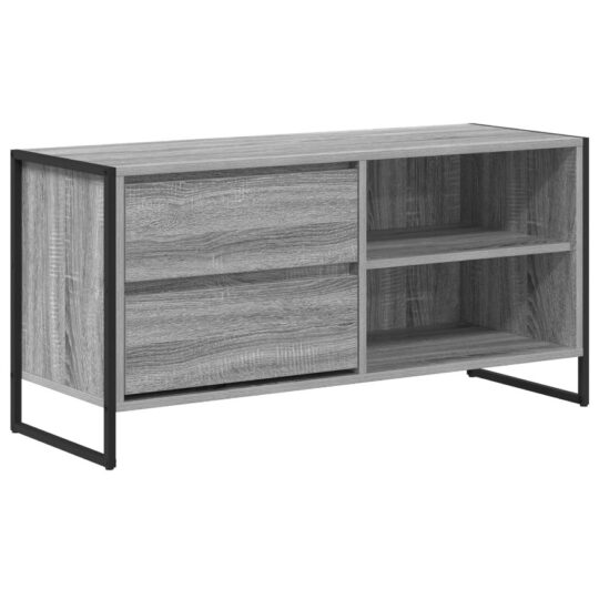 Alternative view of Cabinet TV Gri Sonoma 100 x 36 x 49,5 cm Lemn compozit