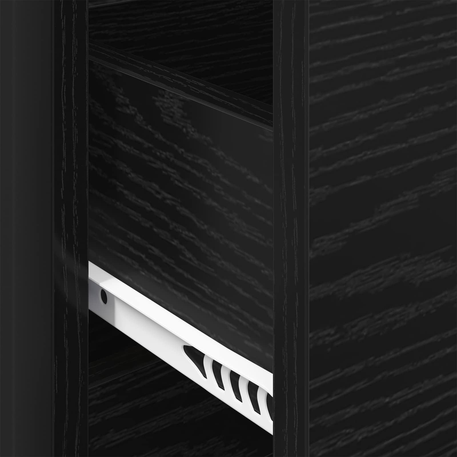 Bufet cu sertar Stejar Negru 79 x 36 x 75.5 cm Lemn compozit - imagine 11