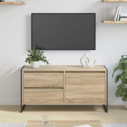 Cabinet TV cu sertar Sonoma 100 x 36 x 49.5 cm Lemn compozit