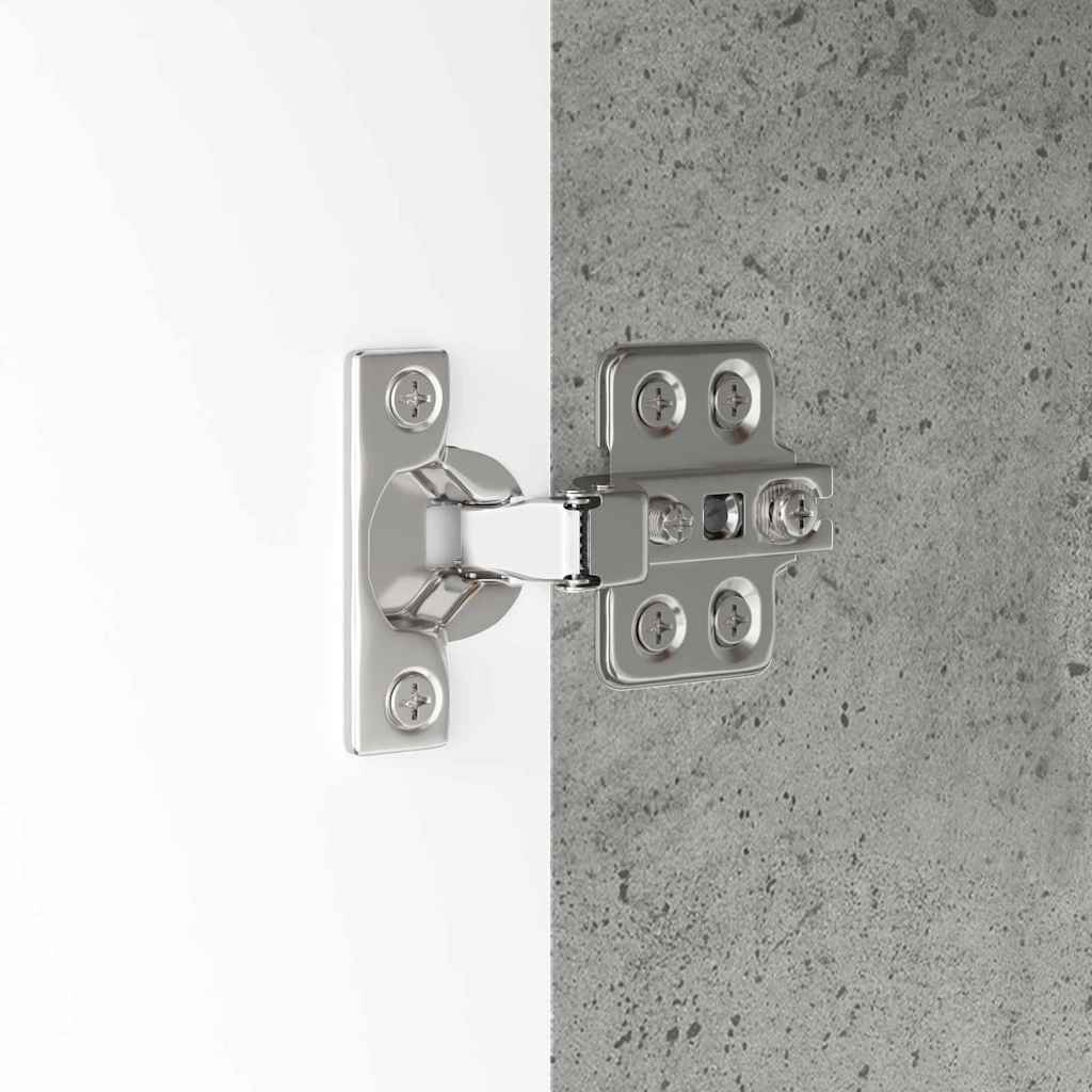 Dulap de Baie Gri din beton 30,5 x 30 x 101 cm Lemn compozit - imagine 9