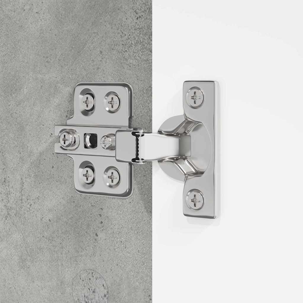 Dulap de Baie Gri din beton 30,5 x 30 x 195 cm Lemn compozit - imagine 9