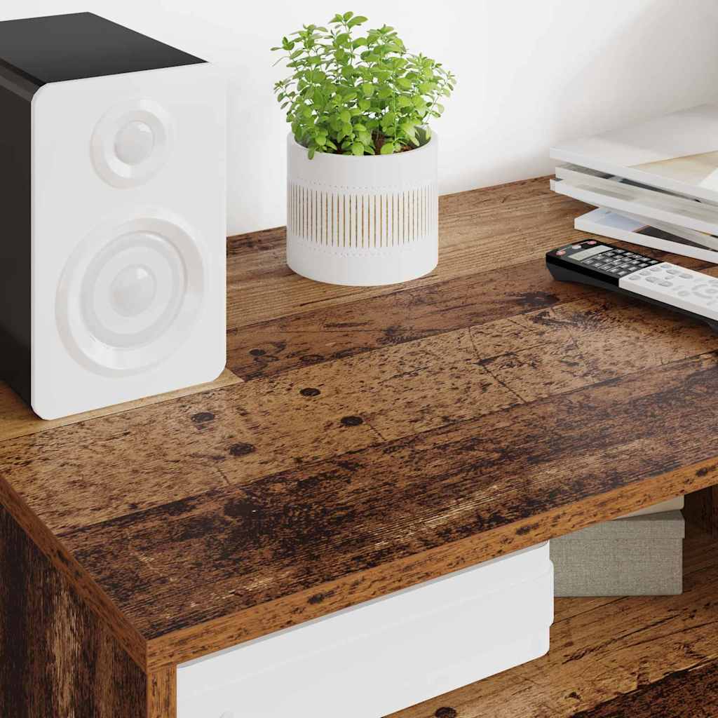 888935 4 Cabinet TV cu sertar Lemn Vechi 100 x 48 x 43 cm Lemn compozit Cabinet TV cu sertar Lemn Vechi 100 x 48 x 43 cm Lemn compozit - imagine 4