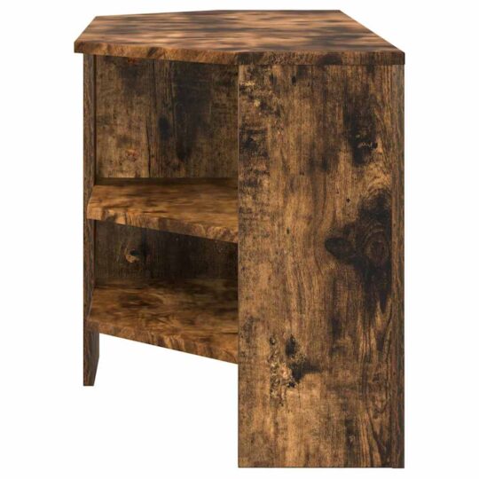 889780 6 DulapdecolțpentruTV Stejar fumuriu 102x40,5x45cm Lemn compozit 889780 6