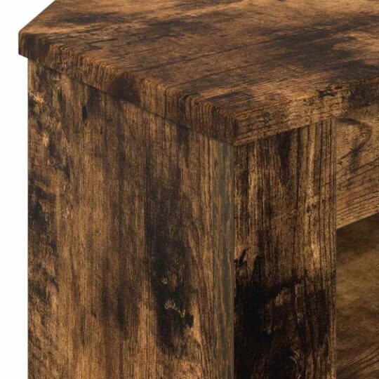 889780 8 DulapdecolțpentruTV Stejar fumuriu 102x40,5x45cm Lemn compozit 889780 8