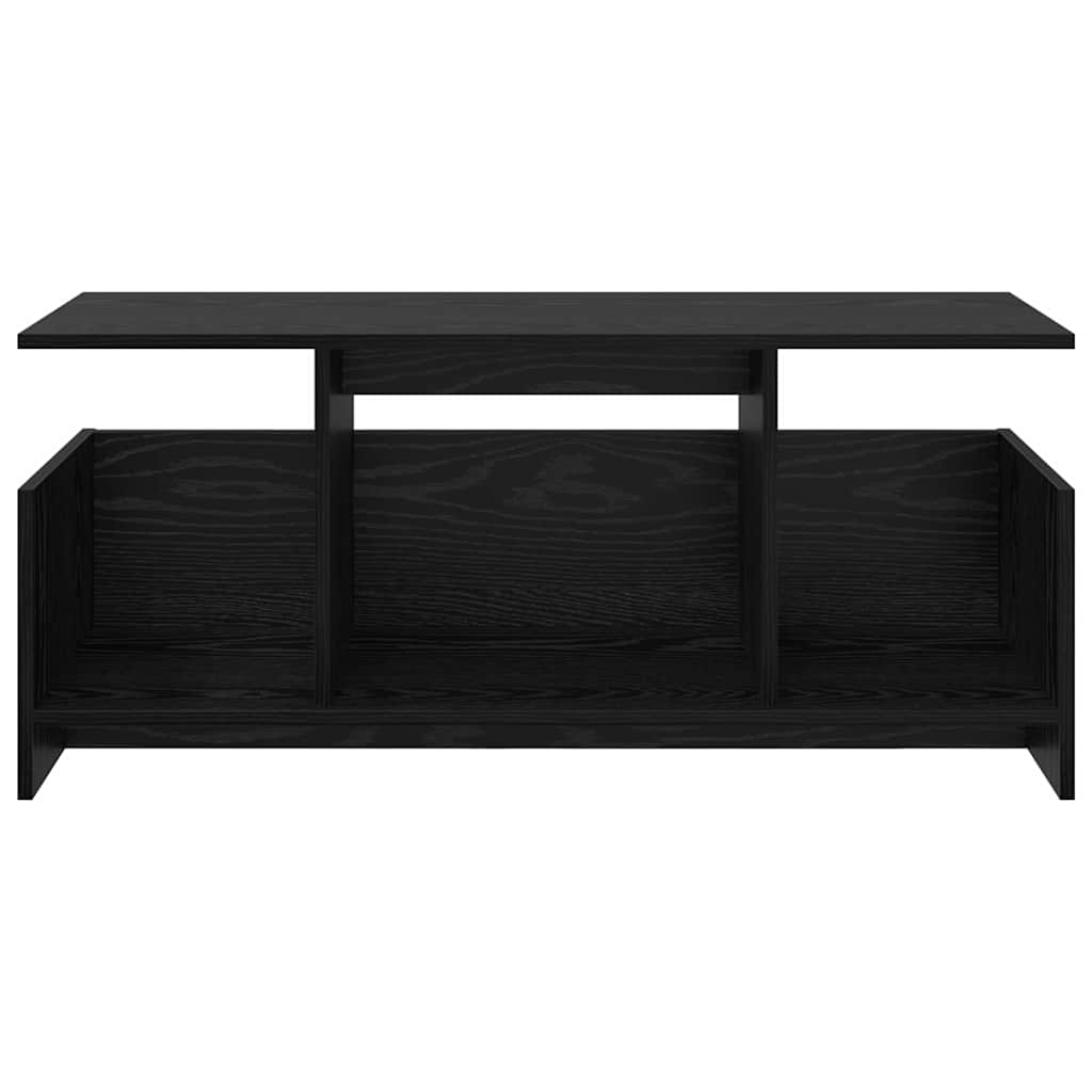 890993 5 Support TV Stejar Negru 102 x 35 x 45 cm Lemn compozit Support TV Stejar Negru 102 x 35 x 45 cm Lemn compozit - imagine 5