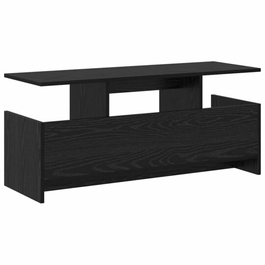 890993 7 Support TV Stejar Negru 102 x 35 x 45 cm Lemn compozit 890993 7