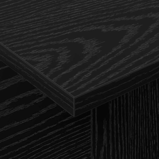 890993 8 Support TV Stejar Negru 102 x 35 x 45 cm Lemn compozit 890993 8