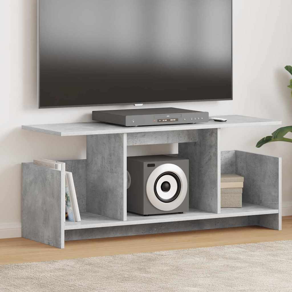 890995 1 Support TV Gri din beton 102 x 35 x 45 cm Lemn compozit Support TV Gri din beton 102 x 35 x 45 cm Lemn compozit