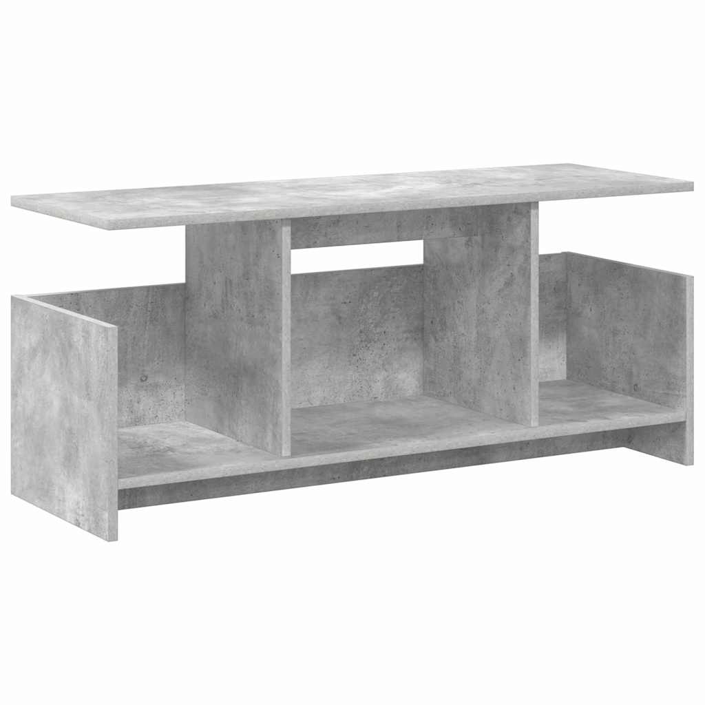 890995 2 Support TV Gri din beton 102 x 35 x 45 cm Lemn compozit Support TV Gri din beton 102 x 35 x 45 cm Lemn compozit - imagine 2
