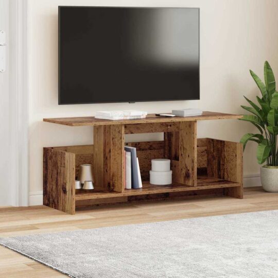 890998 4 Support TV Lemn vechi 102 x 35 x 45 cm Lemn compozit 890998 4