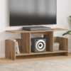 890999 1 Support TV Stejar Artizanal 102 x 35 x 45 cm Lemn compozit 890999 1