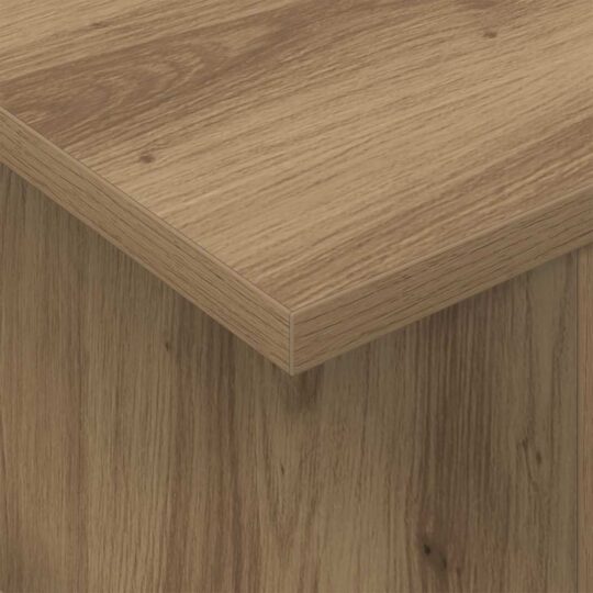 891015 10 Support TV 2 pcs Stejar Artizanal 50 x 35 x 45 cm Lemn compozit 891015 10