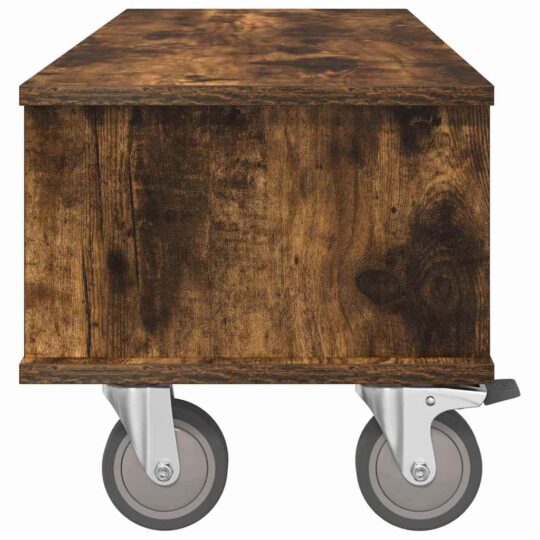 891036 6 Support TV Stejar fumuriu 100 x 35 x 35 cm Lemn compozit 891036 6