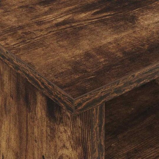 891036 8 Support TV Stejar fumuriu 100 x 35 x 35 cm Lemn compozit 891036 8