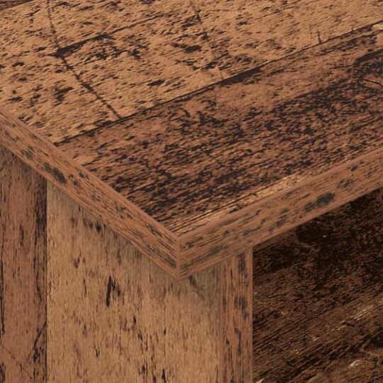 891038 8 Support TV Lemn vechi 100 x 35 x 35 cm Lemn compozit 891038 8