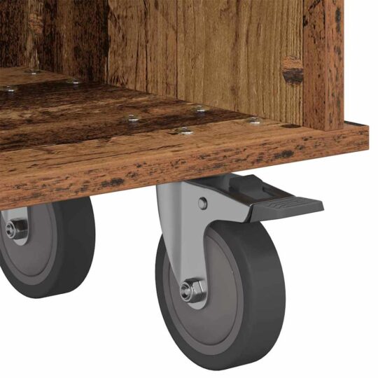 891038 9 Support TV Lemn vechi 100 x 35 x 35 cm Lemn compozit 891038 9