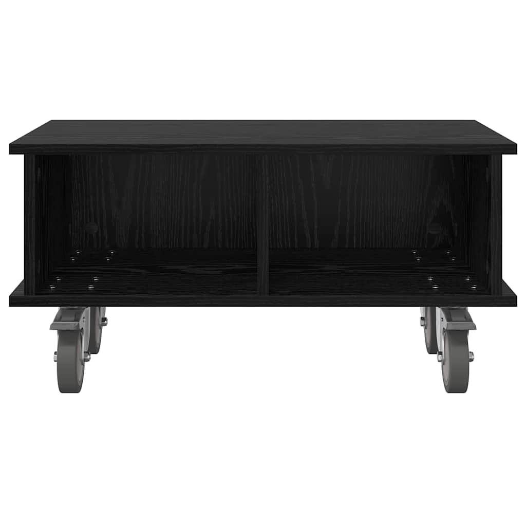 891041 5 Support TV Stejar Negru 68,5 x 35 x 35 cm Lemn compozit Support TV Stejar Negru 68,5 x 35 x 35 cm Lemn compozit - imagine 5