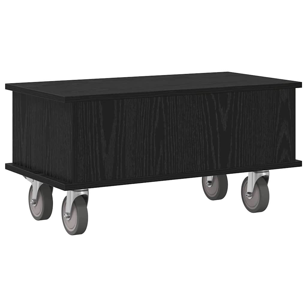 891041 7 Support TV Stejar Negru 68,5 x 35 x 35 cm Lemn compozit Support TV Stejar Negru 68,5 x 35 x 35 cm Lemn compozit - imagine 7