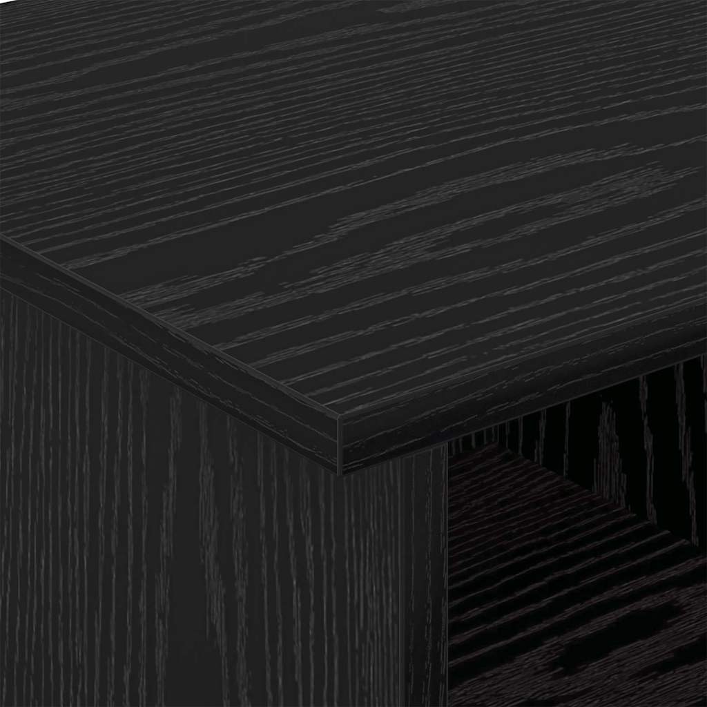 891041 8 Support TV Stejar Negru 68,5 x 35 x 35 cm Lemn compozit Support TV Stejar Negru 68,5 x 35 x 35 cm Lemn compozit - imagine 8