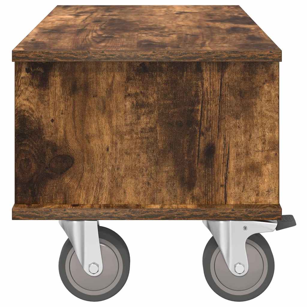 891044 6 Support TV Stejar fumuriu 68,5 x 35 x 35 cm Lemn compozit Support TV Stejar fumuriu 68,5 x 35 x 35 cm Lemn compozit - imagine 6