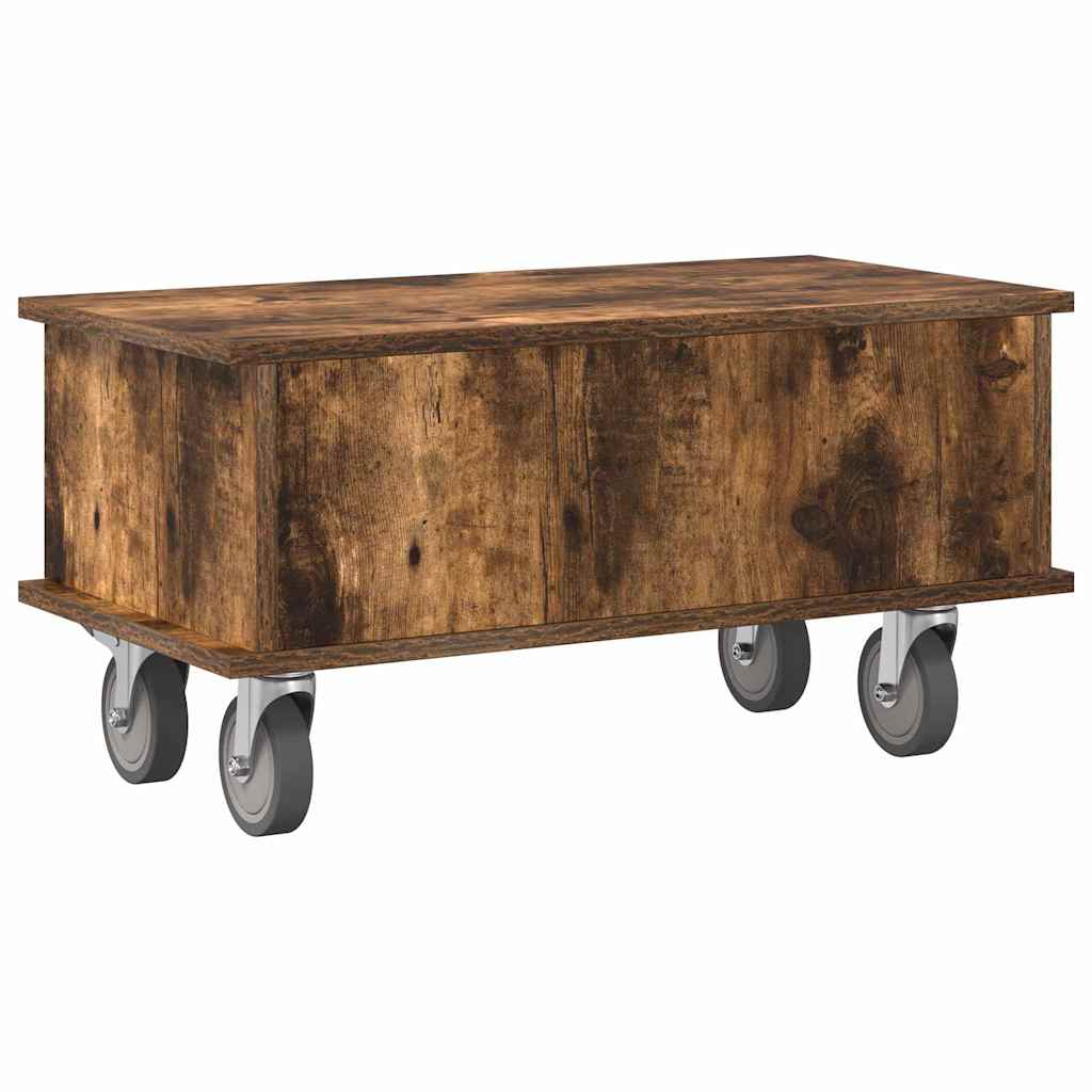 891044 7 Support TV Stejar fumuriu 68,5 x 35 x 35 cm Lemn compozit Support TV Stejar fumuriu 68,5 x 35 x 35 cm Lemn compozit - imagine 7