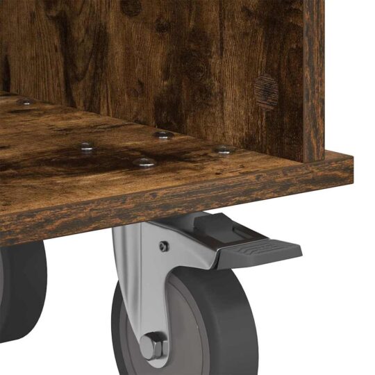 891044 9 Support TV Stejar fumuriu 68,5 x 35 x 35 cm Lemn compozit 891044 9