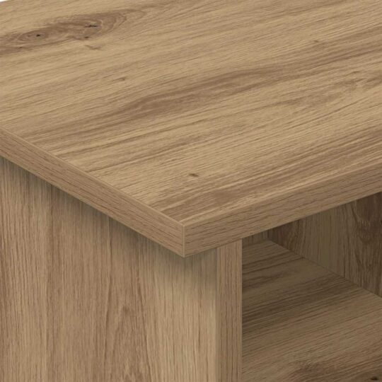 891047 8 Support TV Stejar Artizanal 68,5 x 35 x 35 cm Lemn compozit 891047 8