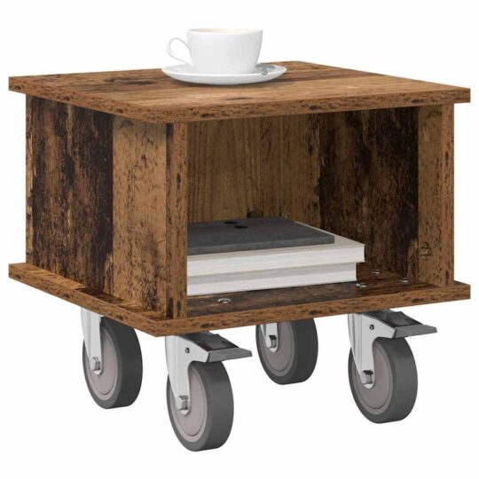 891054 3 Support TV Lemn vechi 37 x 35 x 35 cm Lemn compozit 891054 3