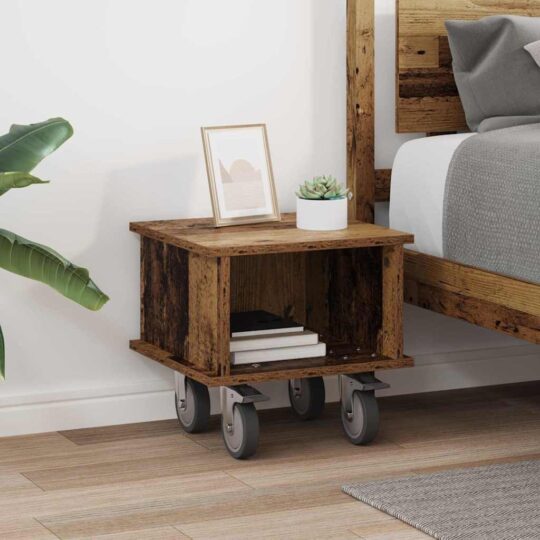 891054 4 Support TV Lemn vechi 37 x 35 x 35 cm Lemn compozit 891054 4