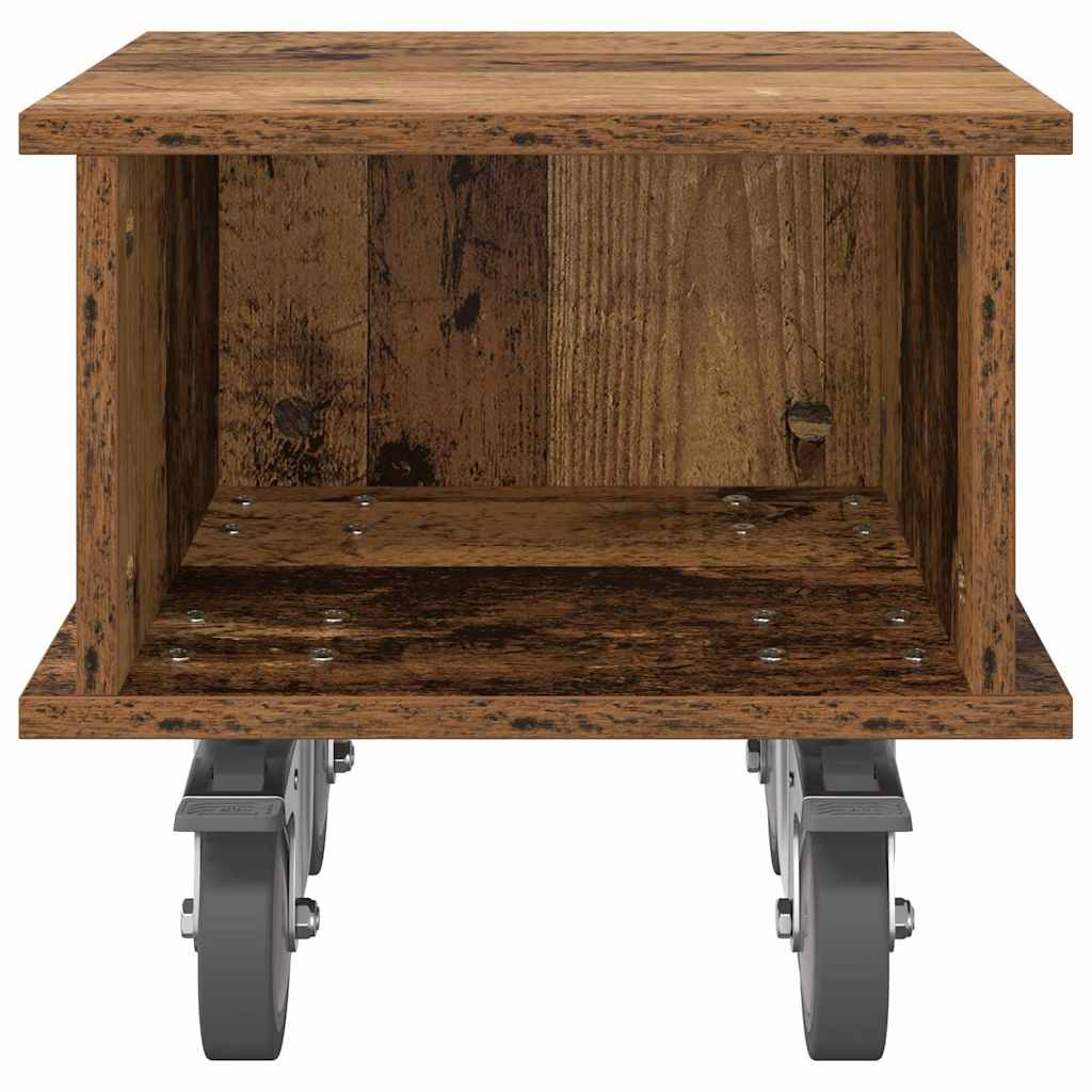 891054 5 Support TV Lemn vechi 37 x 35 x 35 cm Lemn compozit Support TV Lemn vechi 37 x 35 x 35 cm Lemn compozit - imagine 5