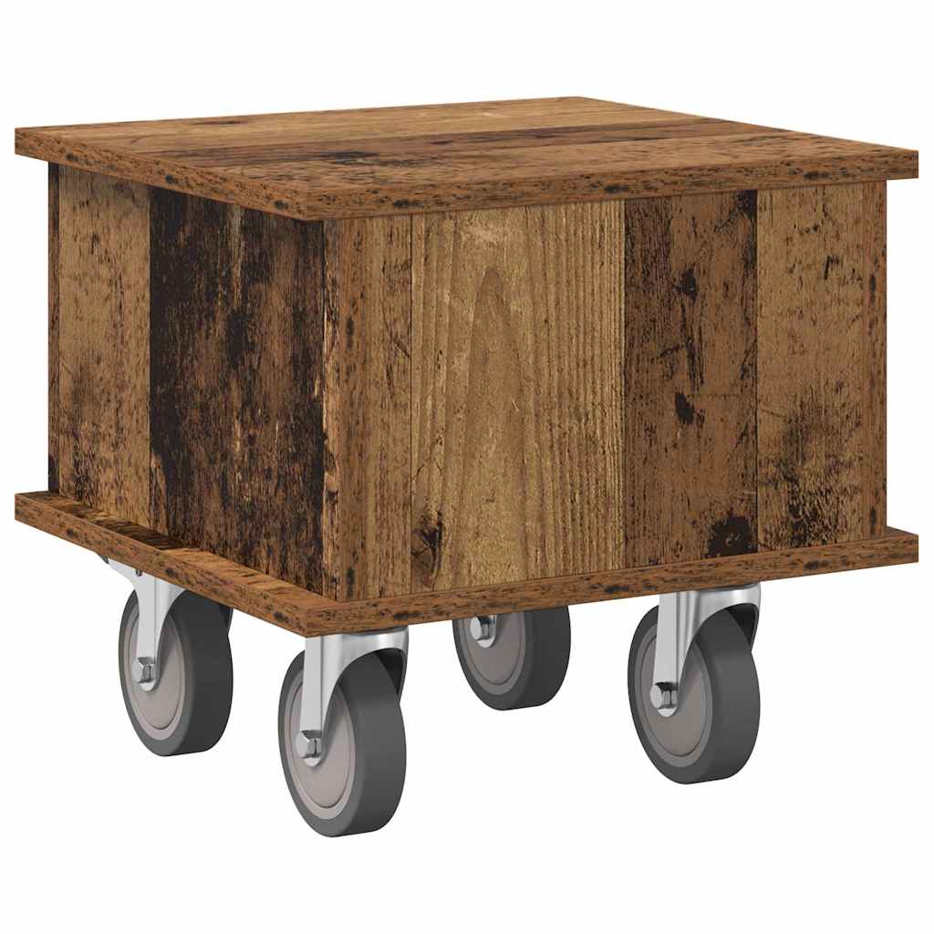 891054 7 Support TV Lemn vechi 37 x 35 x 35 cm Lemn compozit Support TV Lemn vechi 37 x 35 x 35 cm Lemn compozit - imagine 7