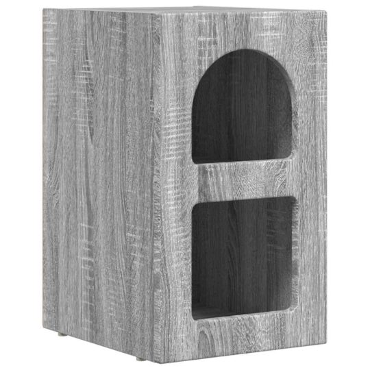 Alternative view of Noptieră Gri Sonoma 29.5 x 35 x 50 cm Lemn compozit