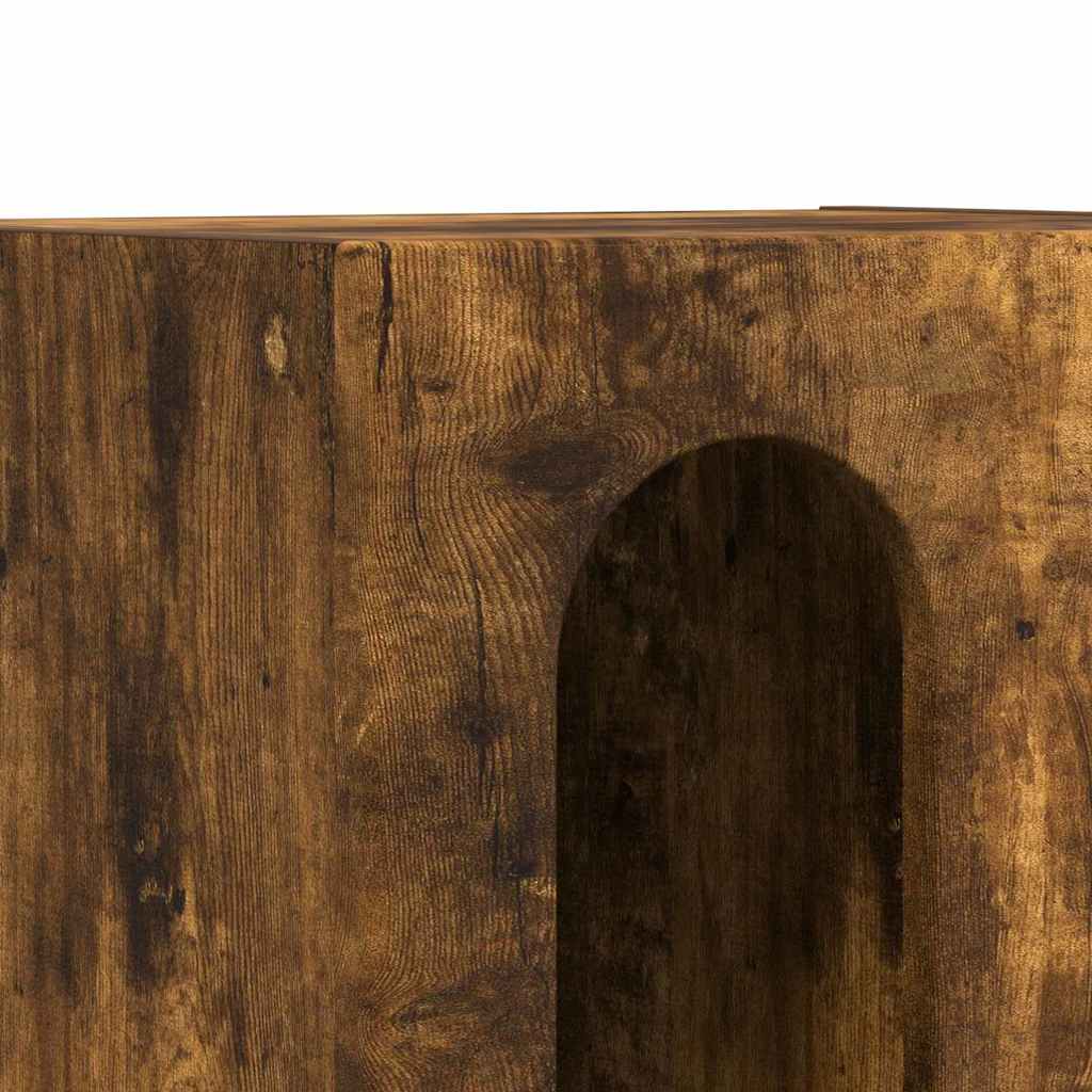 Noptieră Stejar fumuriu 40 x 35 x 50 cm Lemn compozit - imagine 7