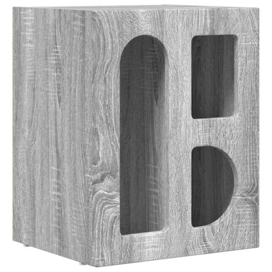 Alternative view of Noptieră Gri Sonoma 40 x 35 x 50 cm Lemn compozit