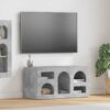 891277 1 Cabinet TV Gri din beton 80 x 35 x 40 cm Lemn compozit 891277 1