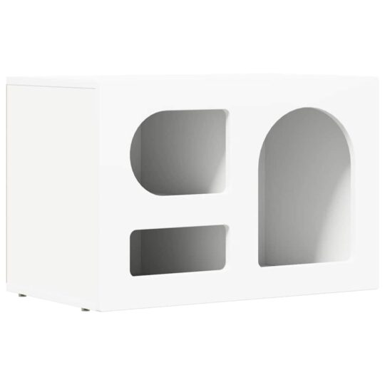 Alternative view of Cabinet TV Alb 60 x 35 x 40 cm Lemn compozit