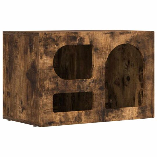 Alternative view of Cabinet TV Stejar fumuriu 60 x 35 x 40 cm Lemn compozit