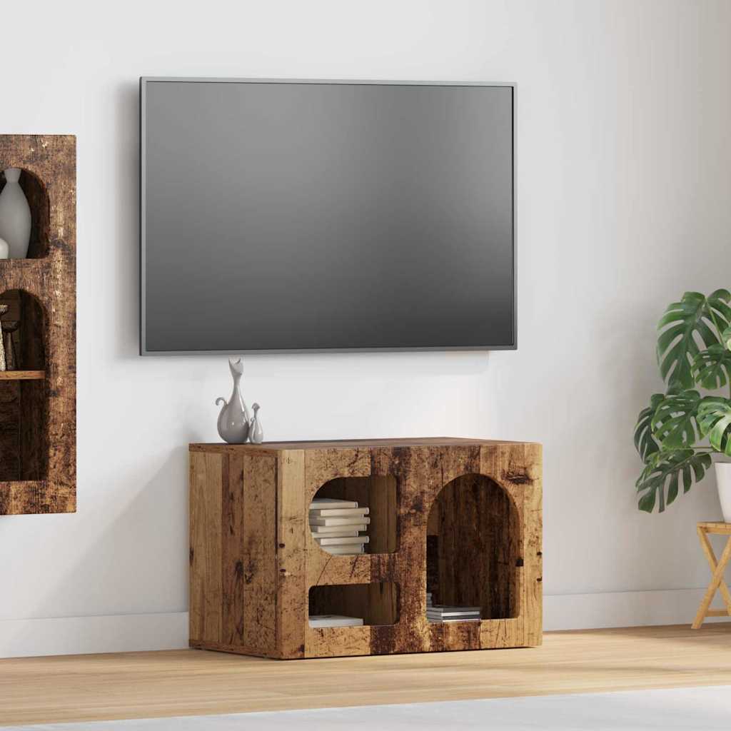 891292 1 Cabinet TV Lemn vechi 60 x 35 x 40 cm Lemn compozit Cabinet TV Lemn vechi 60 x 35 x 40 cm Lemn compozit