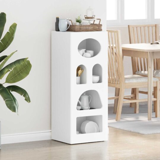 Bufet Alb 40 x 35 x 100,5 cm Lemn compozit