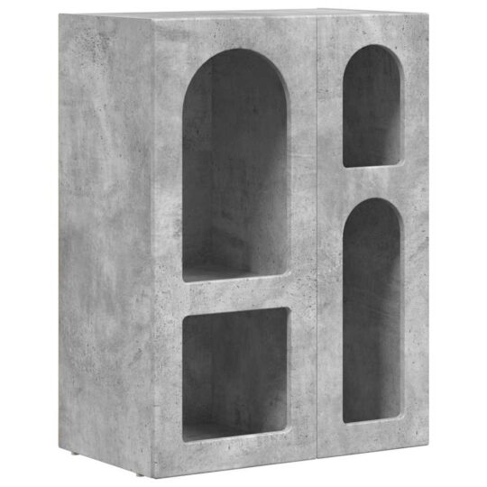 Alternative view of Bufet Gri din beton 59 x 35 x 80.5 cm Lemn compozit
